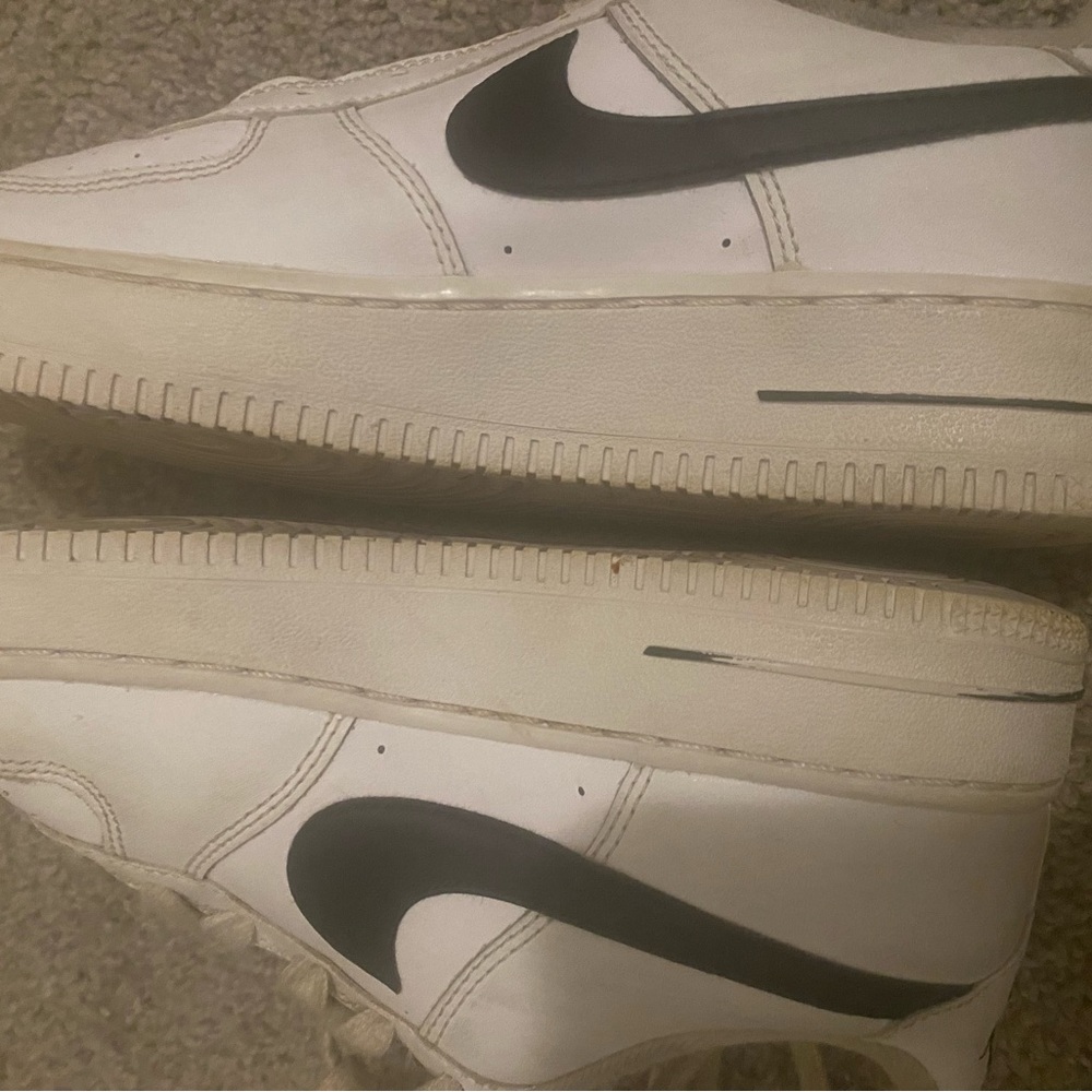 Nike Air White and Black Shoes